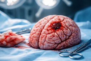 blood clot in brain surgery