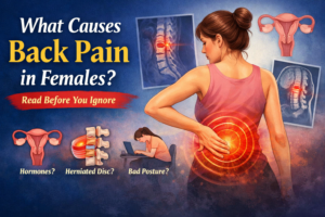 what causes back pain in females