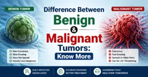 difference between benign and malignant tumors