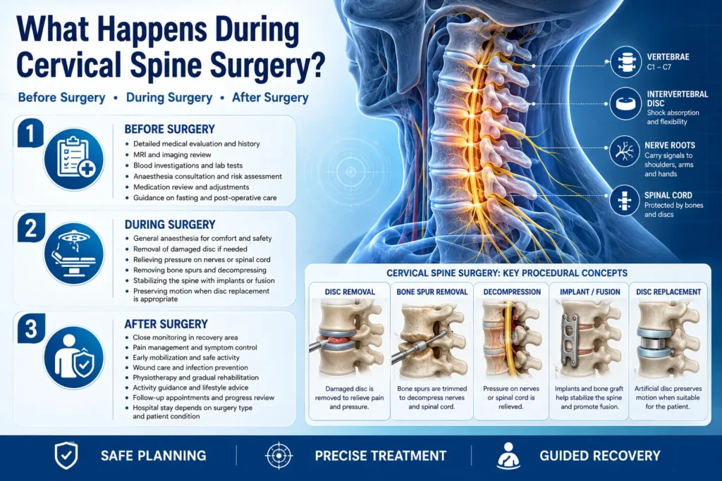What Happens During Cervical Spine Surgery?