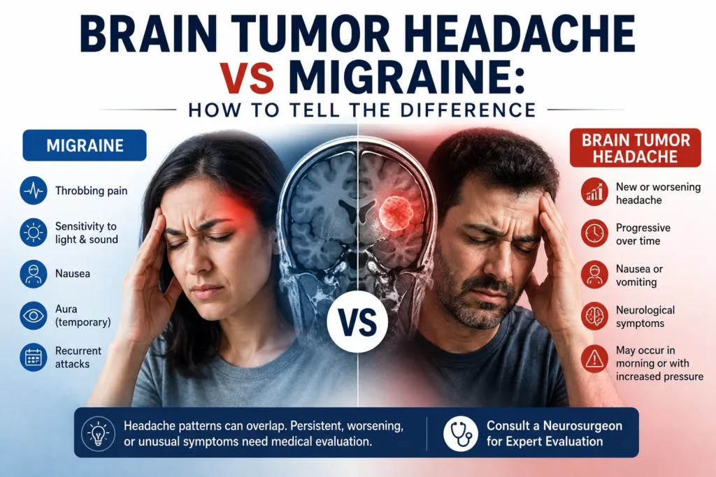 Brain Tumor Headache vs Migraine: How to Tell the Difference
