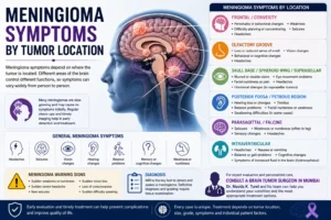 Meningioma Symptoms by Tumor Location