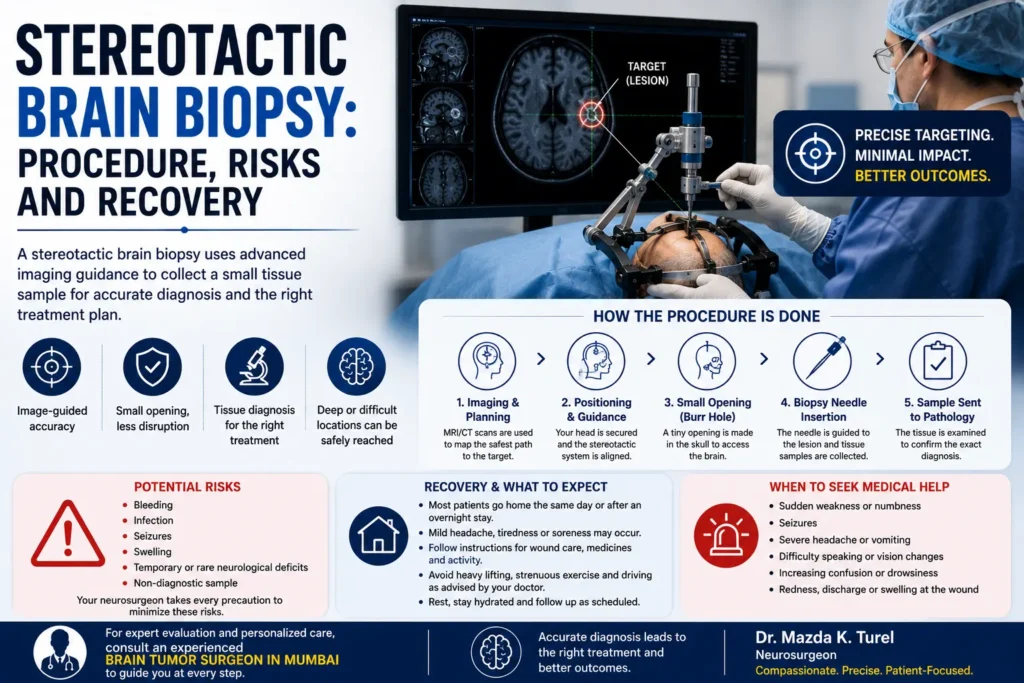 Stereotactic Brain Biopsy: Procedure, Risks and Recovery