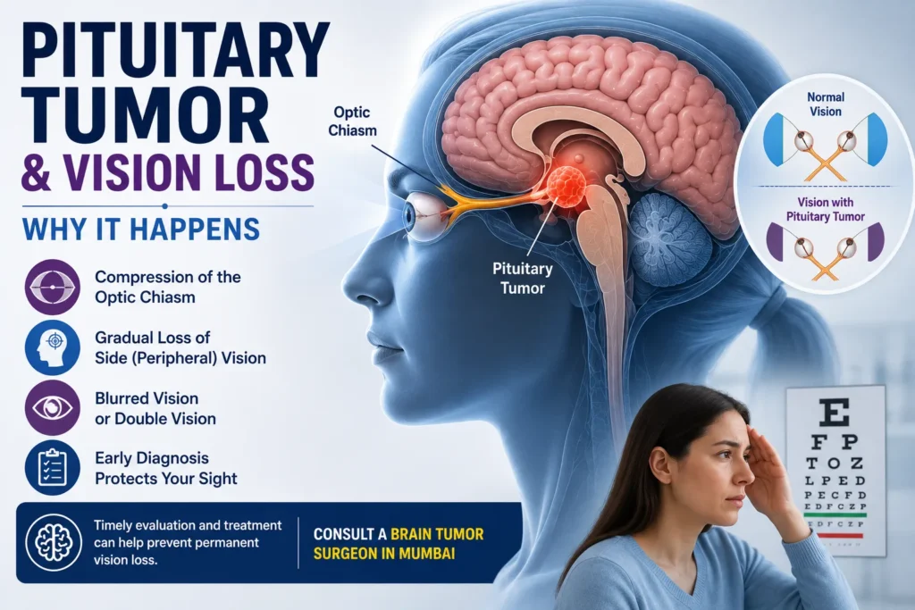 Pituitary Tumor and Vision Loss: Why It Happens