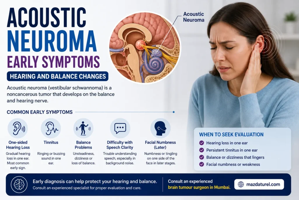 Acoustic Neuroma Early Symptoms: Hearing and Balance Changes