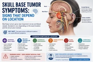 Skull Base Tumor Symptoms: Signs That Depend on Location