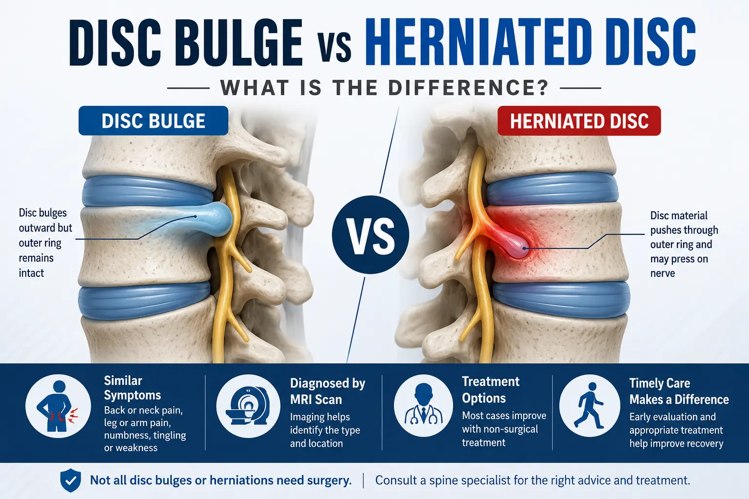 Disc Bulge vs Herniated Disc: What Is the Difference?